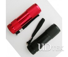  9 LED Aluminum alloy mini flashlight UD09080